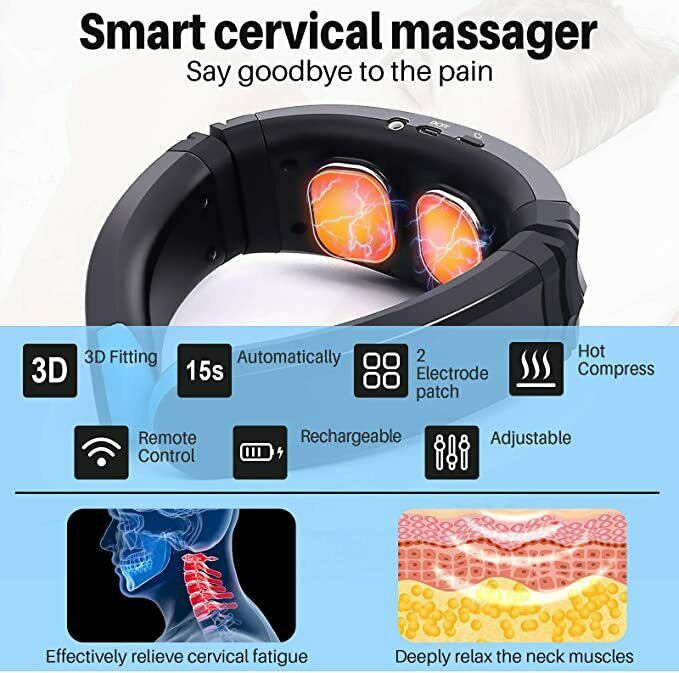 Mini masseur de cou EMS electrique eye massager