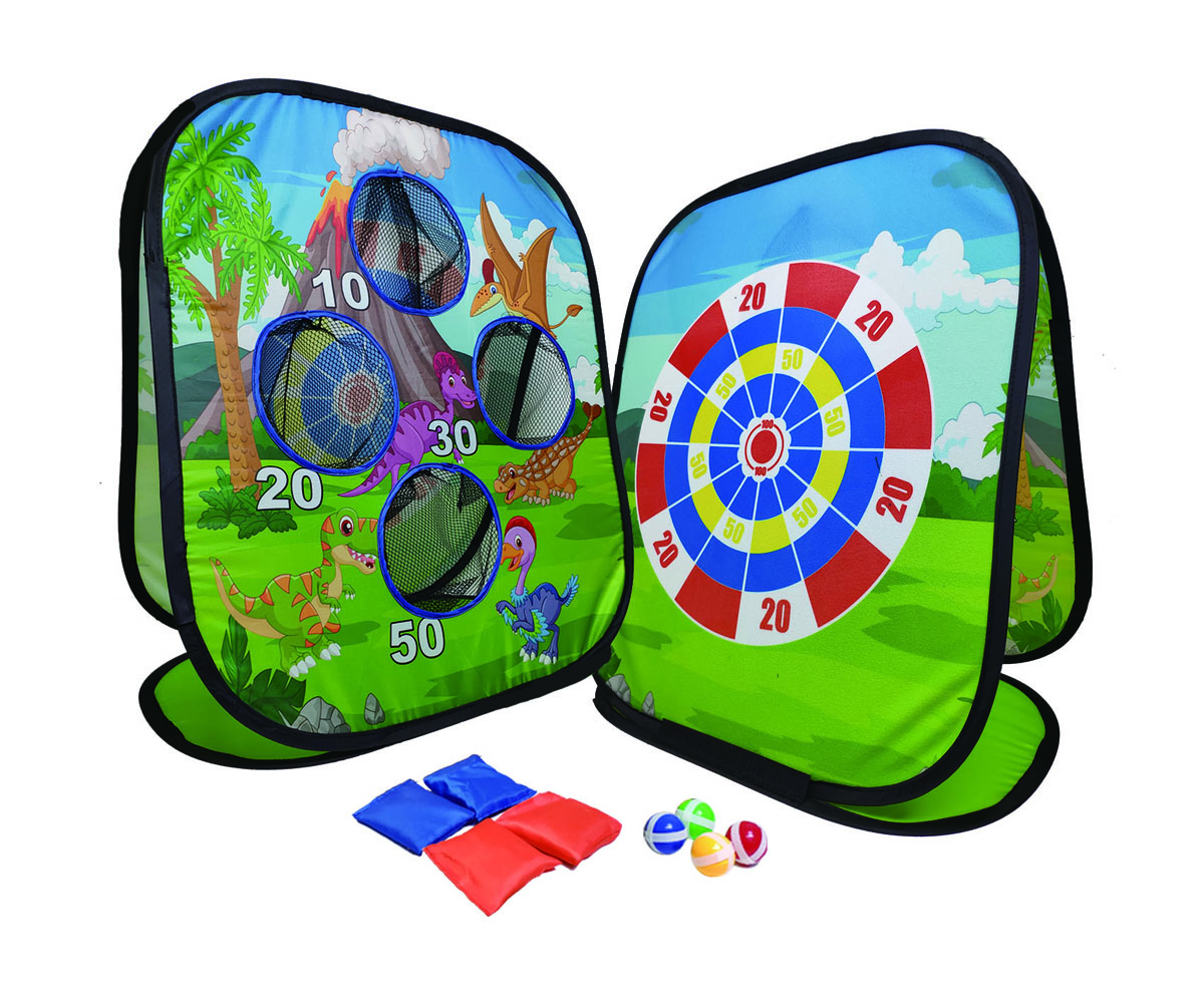 Dinosaur Throwing sandbags set
