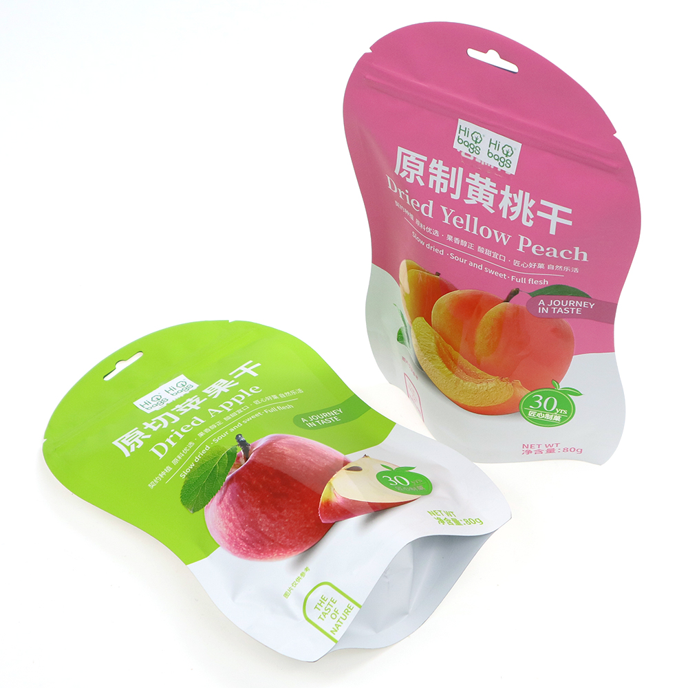 Colorful Printing Aluminum Foil Stand-Up Pouch With zipper for snacks dry fruit nuts coffee