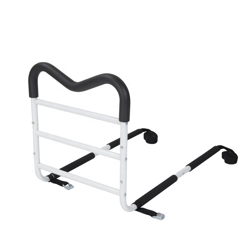 Auxiliary handrail frame of m-rail family bed