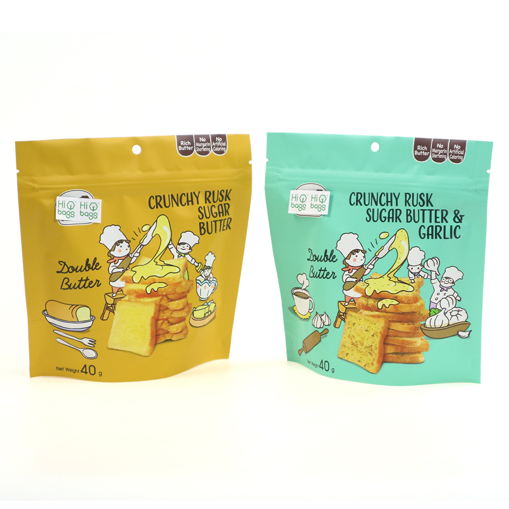 Custom design food Bag stand up pouch With ziplock aluminum foil materils