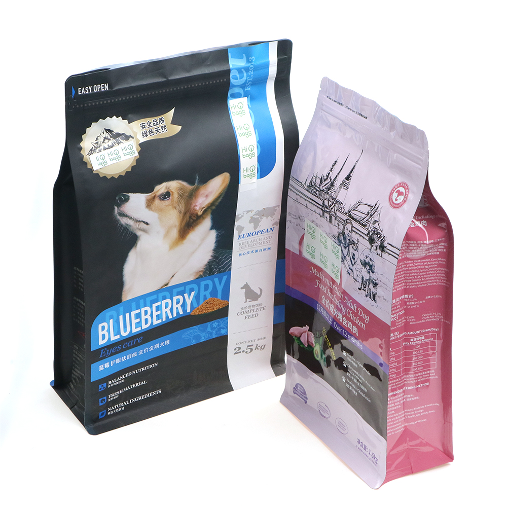 customerized size and design pet food bag cat food bag dog food aluminum foil bag