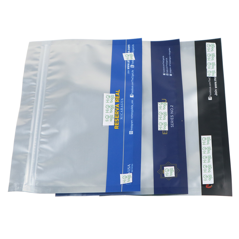 Cigar bag Tobacco pouch Alunimun foil materials customierized size and design
