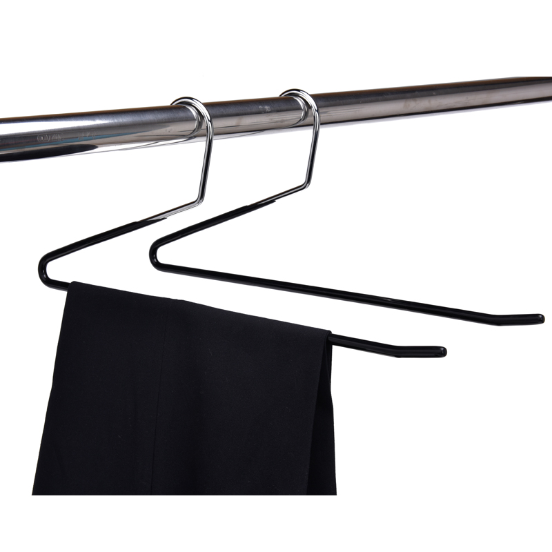 Metal clothes store hanger hot selling pvc coated antislip metal rack