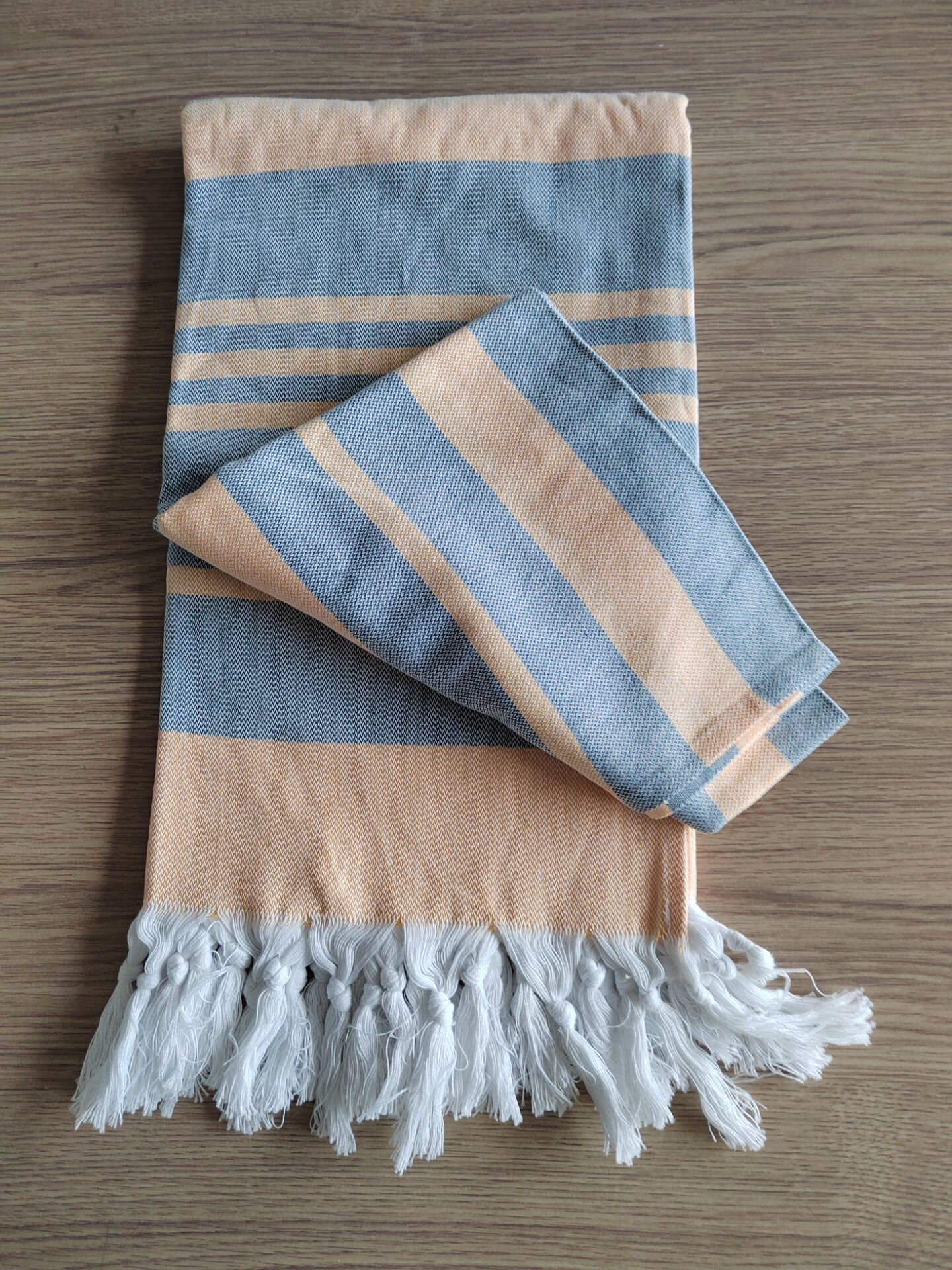 fringed beach towel