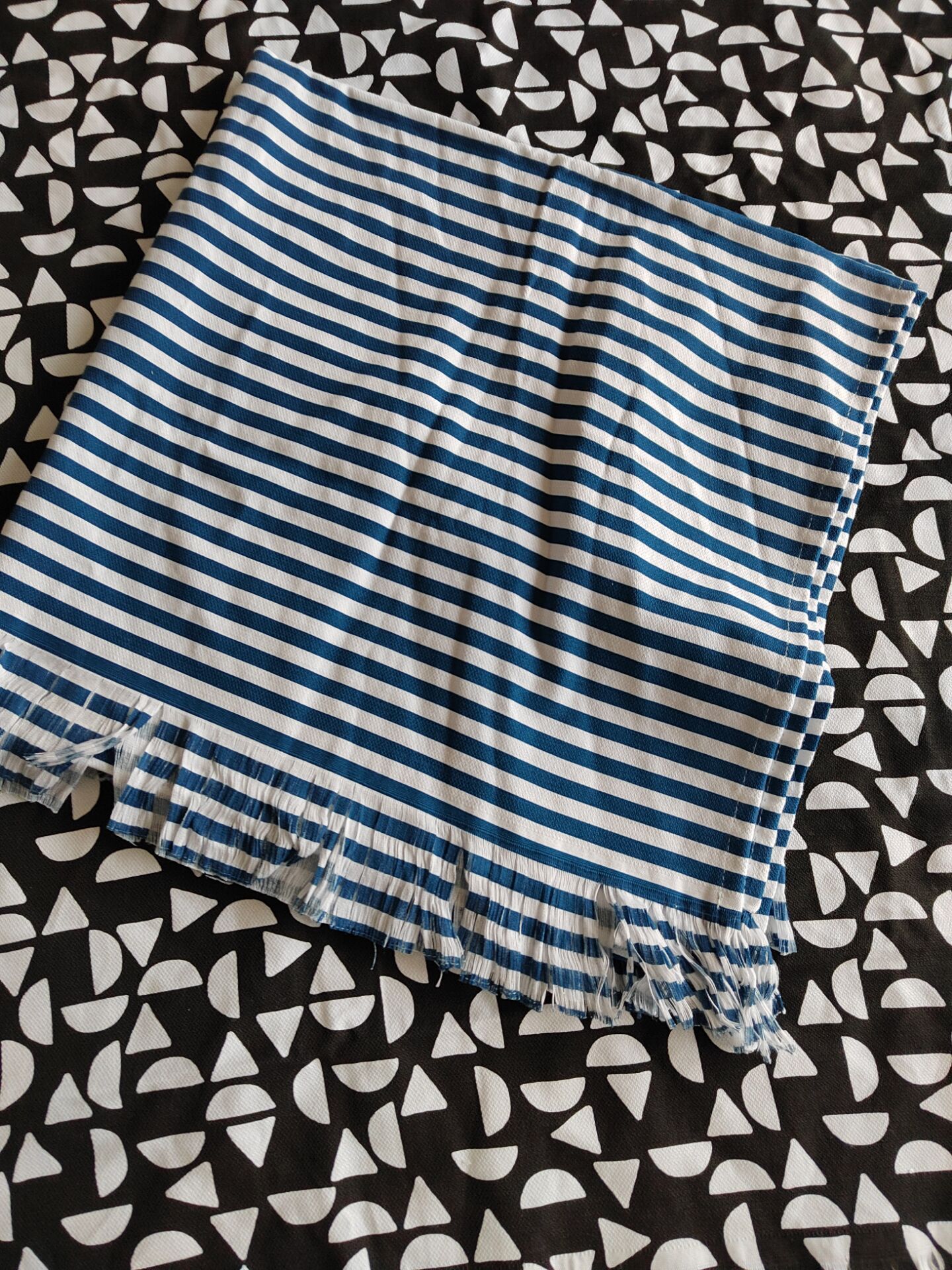 Turkish jacquard Fringe Beach Towel