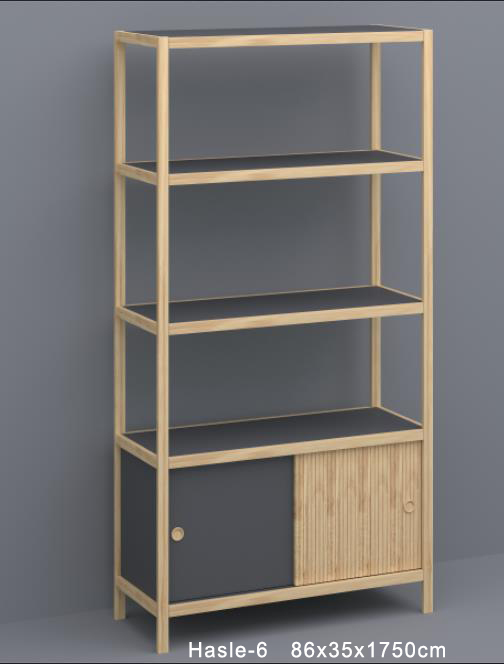 Rack with 3 Layers and 1 Cabinet