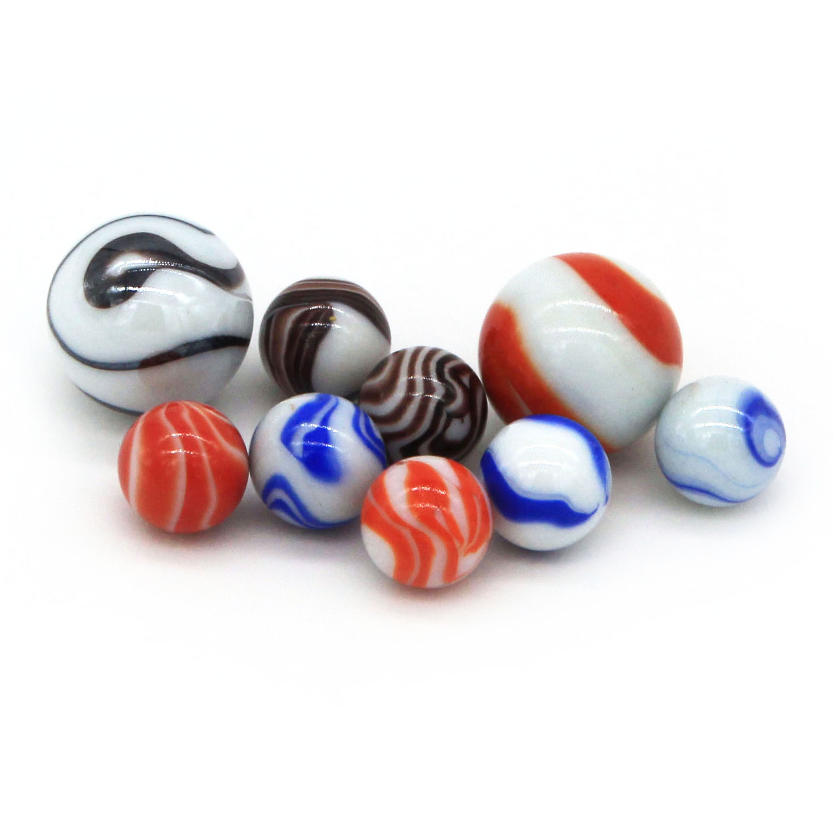 Round glass marble ball