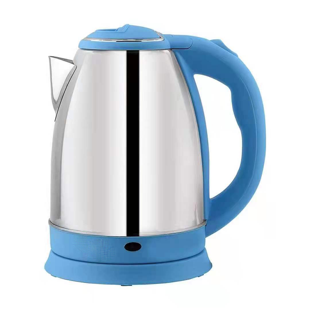 1.2L/1.5L/1.8L small capacity stainless steel electric kettle with color plastic handle