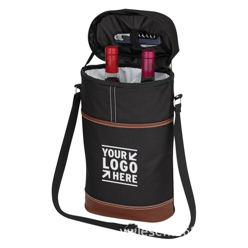 two bottle red wine cooler bag