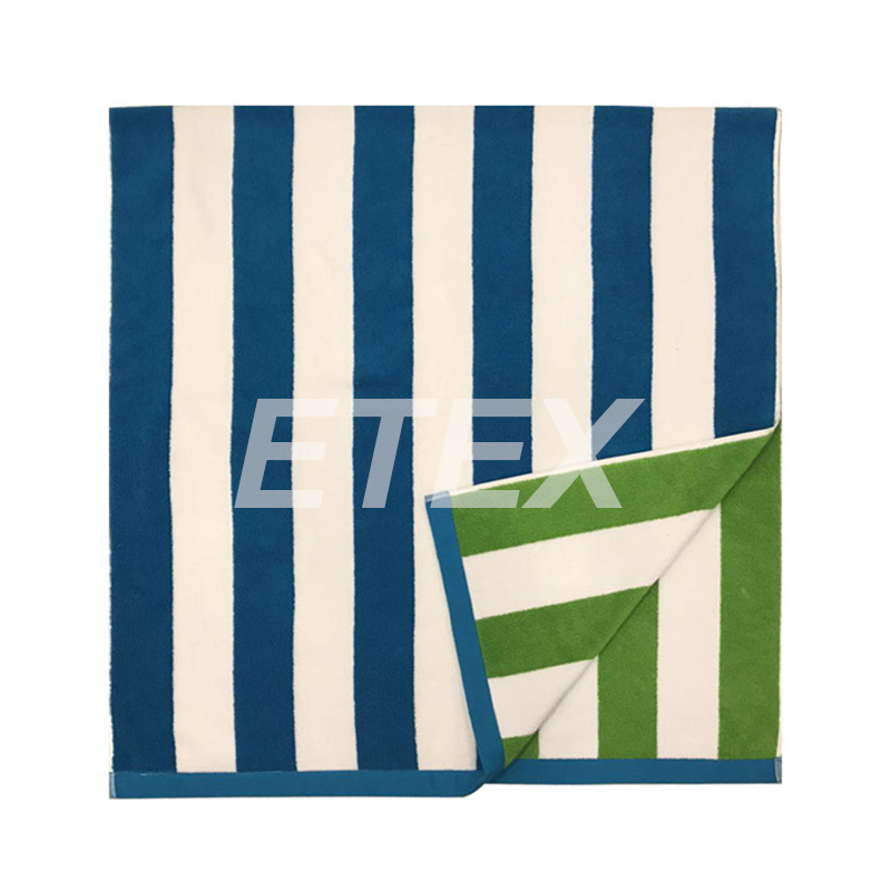 100% cotton stripe beach towel