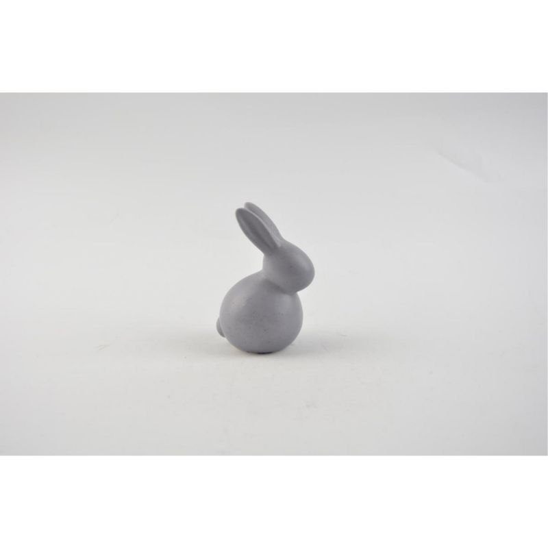 Rabbit décor matt finish ceramic