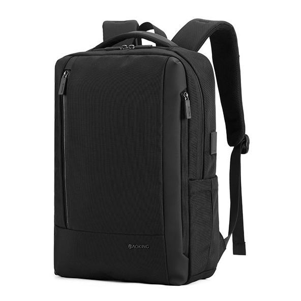 Aoking large capacity waterproof laptop backpack with roller bag sleeve,USB charging