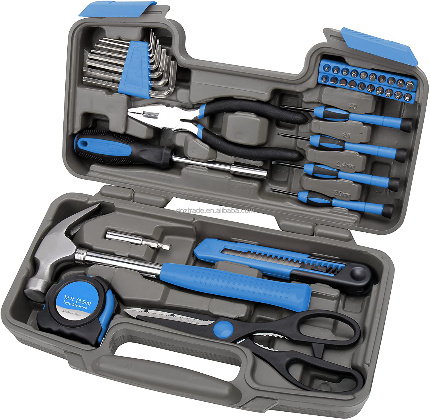 Hand Tool Set Blue 39PCS