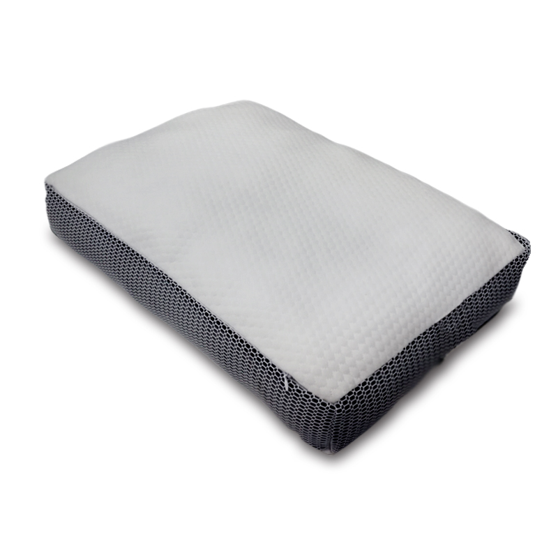 Knitted jacquard pillow