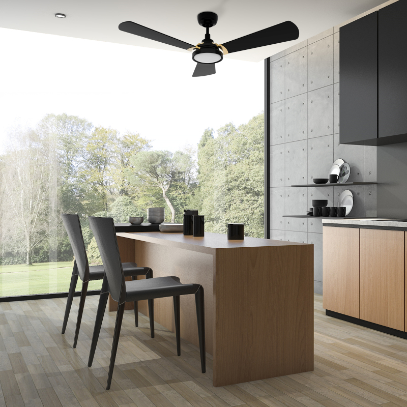 56 inch smart ceiling fan with light