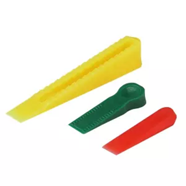 Tile leveling system wedge and pliers