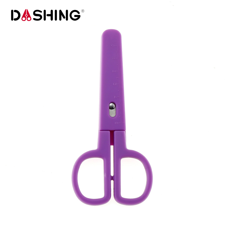 School Children Scissors with Safety Cap Stainless Steel