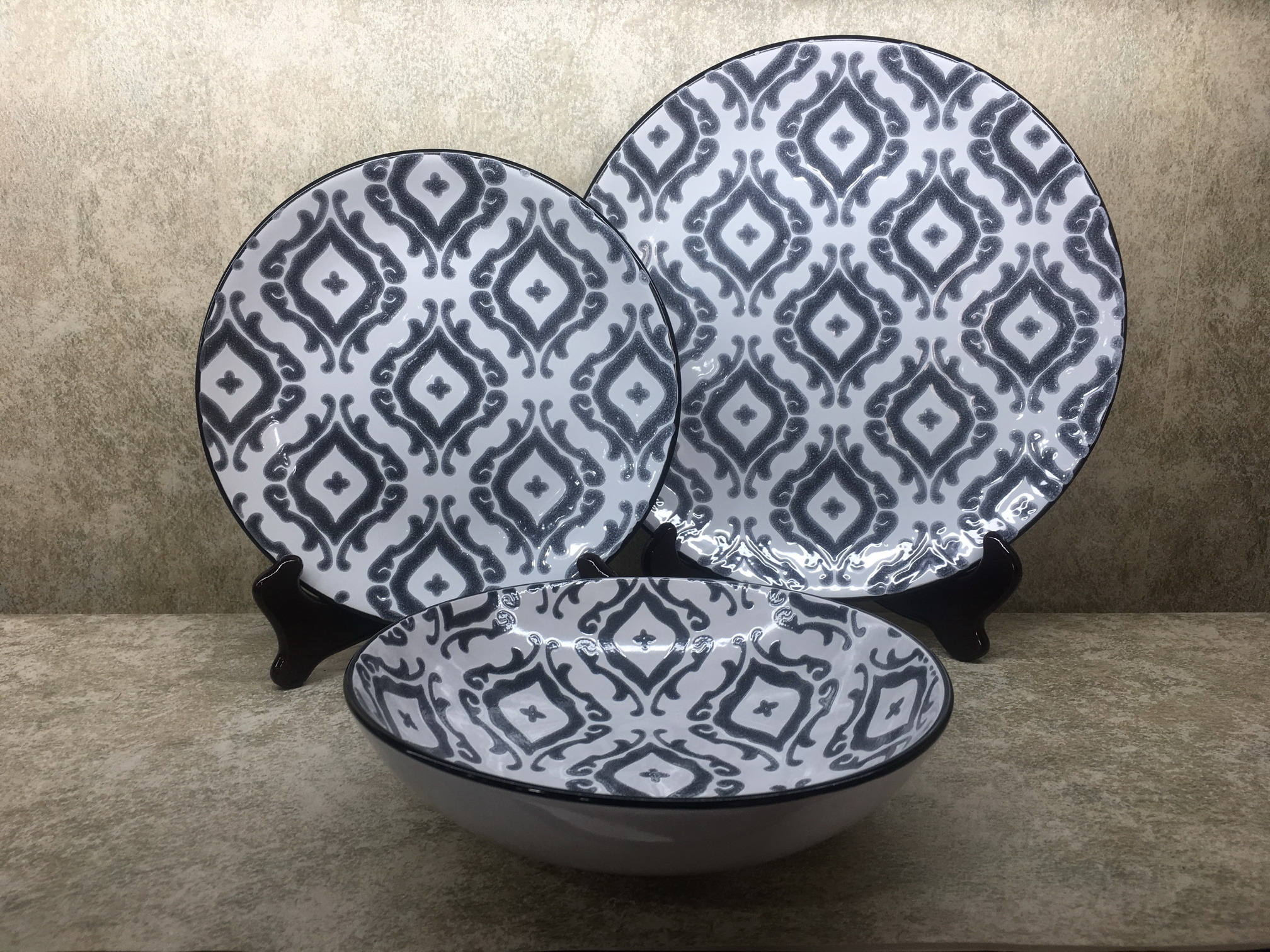 16pcs Pad Painting Dinner Set