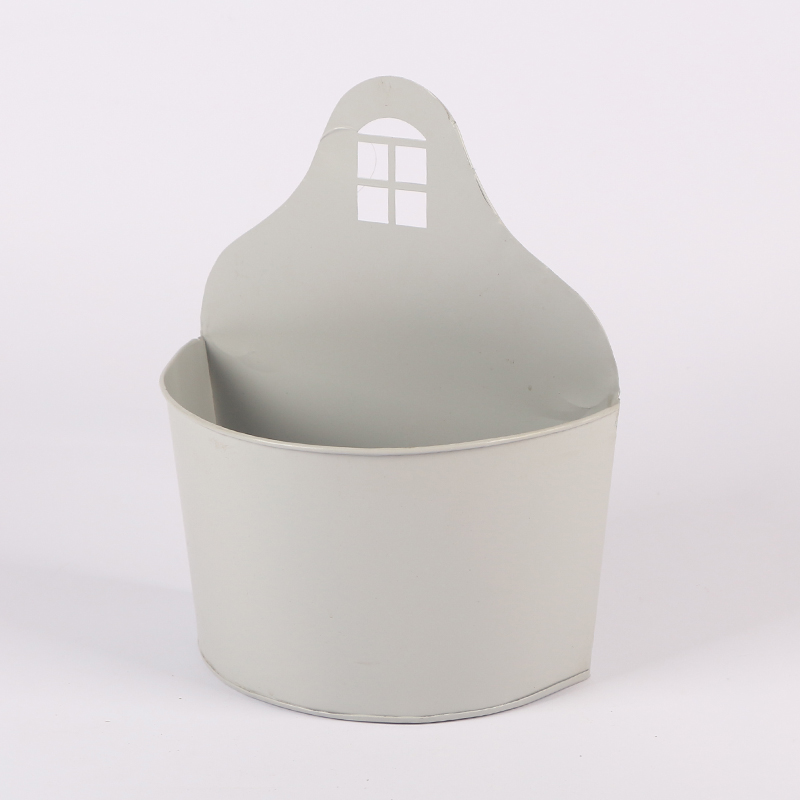 Metal flower pot