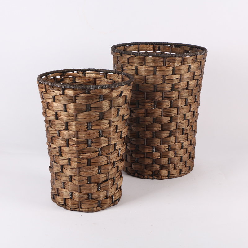 Mixed woven basket