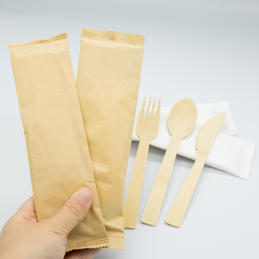 Disposable bamboo utensils