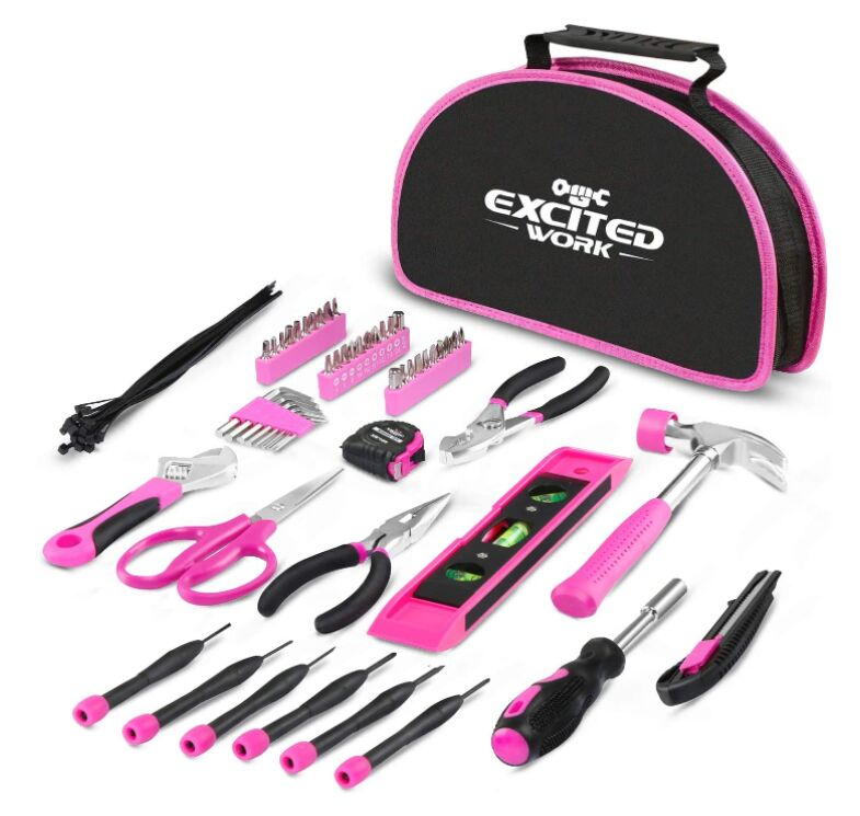 63 Pcs Combination wrench Complete Socket Kit Repair Hand Tool Set