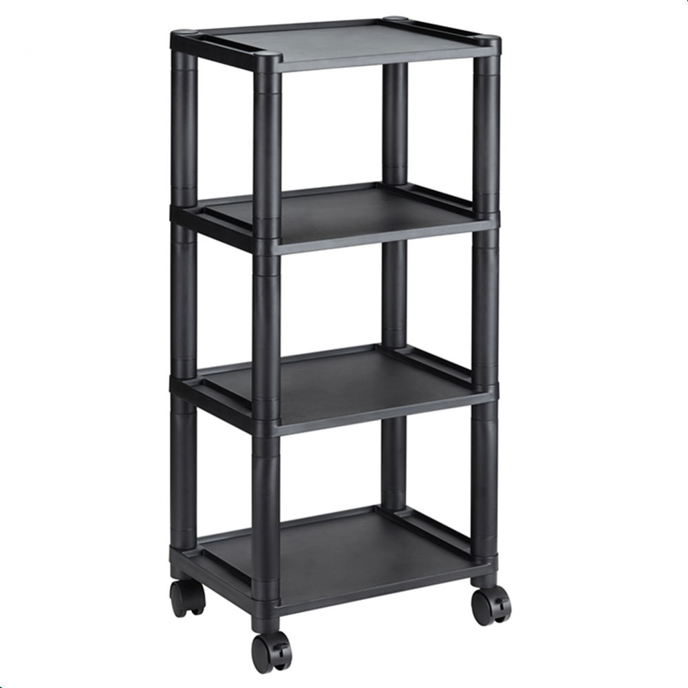 Printer cart printer stand Office Plastic height adjustable mobile flexible good quality 4 shelf