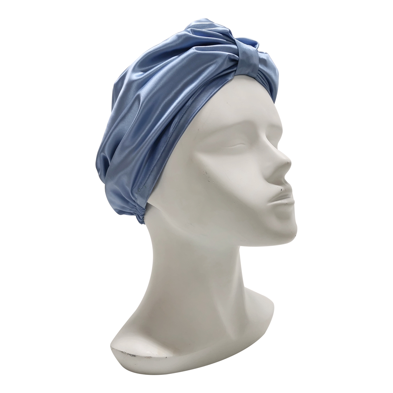 100% Silk Turban Hair Bonnets Women Sleeping Cap Hat Satin for Girls