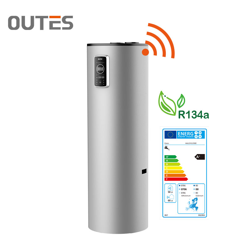 OUTES Ab all in one water heat pump 300L air to water heat pump apparatus for home heat pump