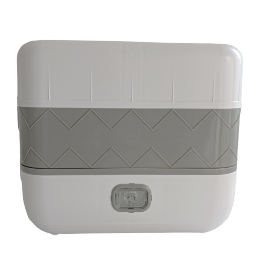 Electric Portable 2-in-1 Lunch Box with Removable Stainless Steel Food Warmer for Car & Home