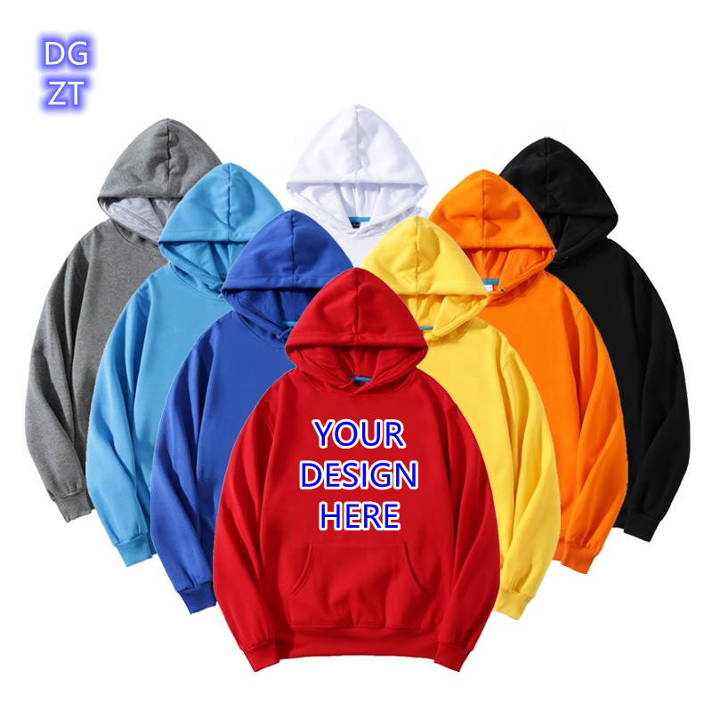 Multi-color custom hoodies
