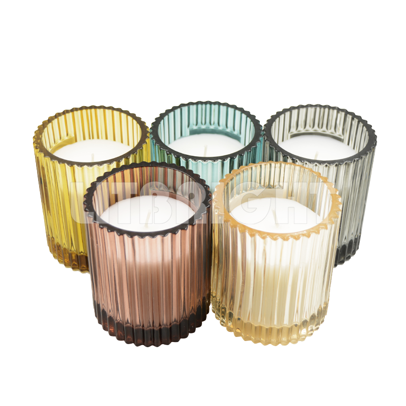 77*90mm vertical stripe candle