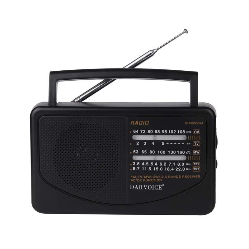 Mason OEM service high quality small am fm sw1-2 tv 5 bands portable radio