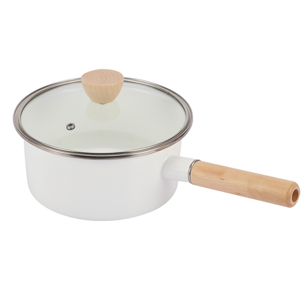 Enamel Saucepan Non-stick Saucepan Milk Saucepan with lid