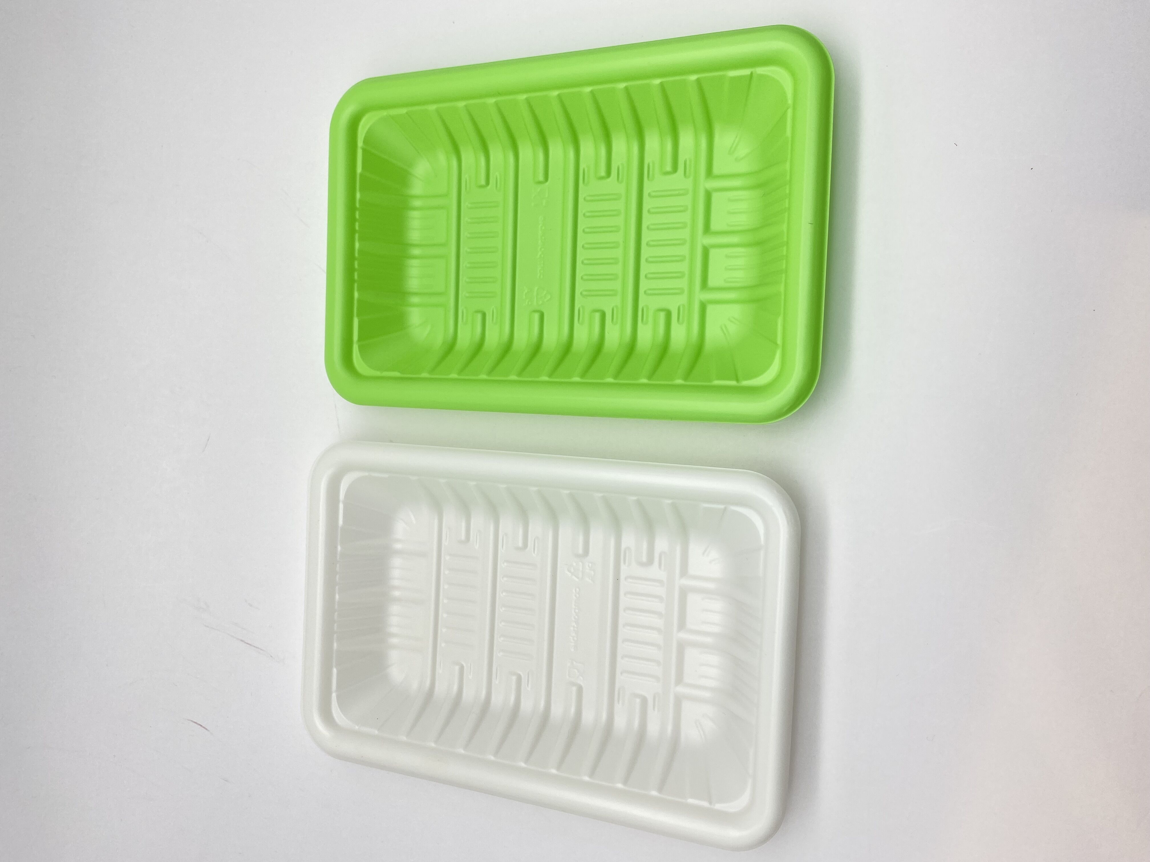 PLA degradable tray