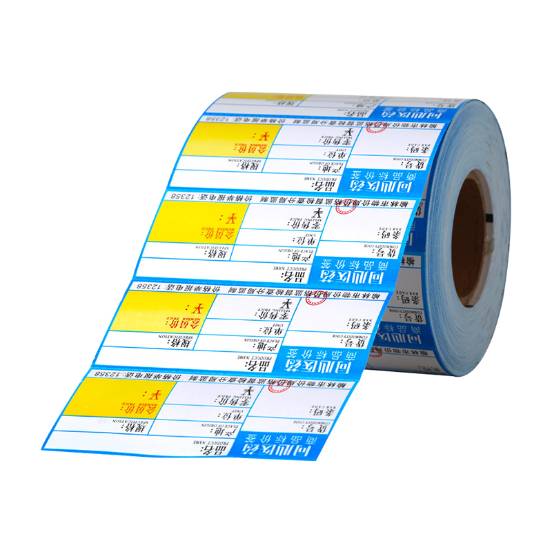 printed thermal label price tag shelf label