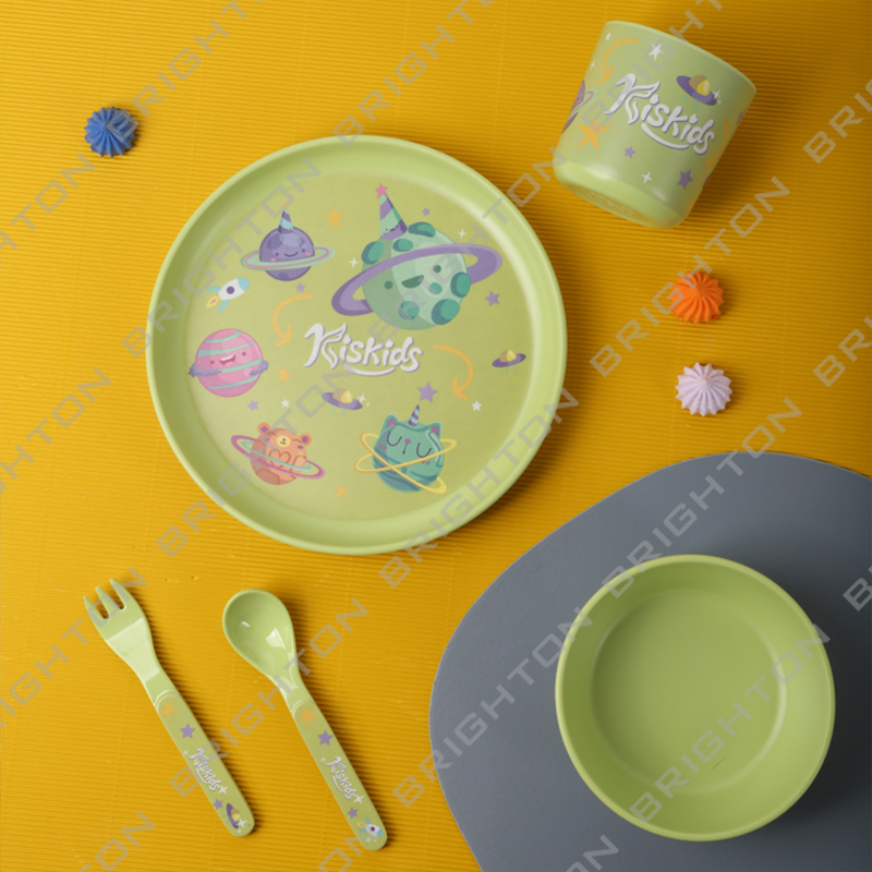 Brighton 100% Melamine Kids Dinnerware (Space collection)