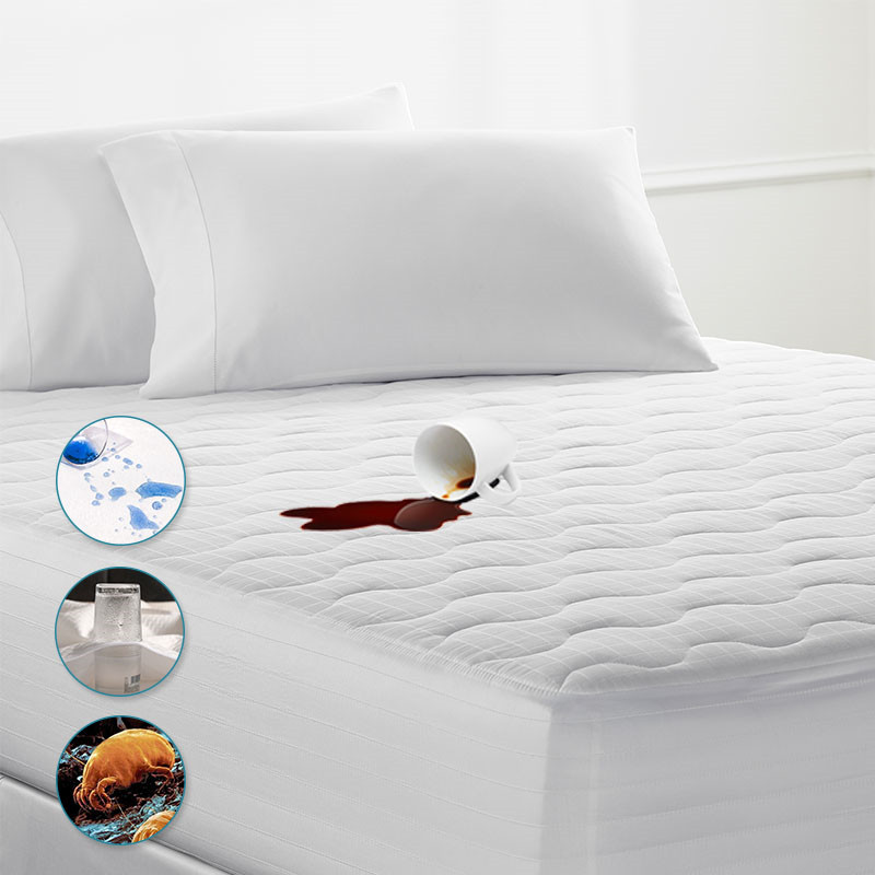 Cotton dobby quilting waterproof mattress protector