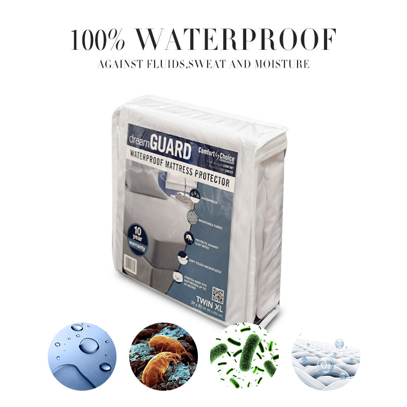 knit fabric waterproof mattress protector