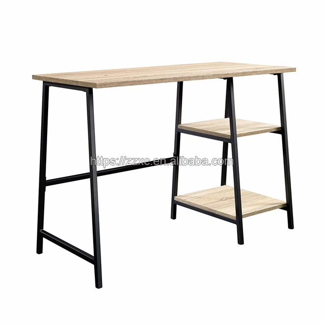 Computer desk with bookshelf