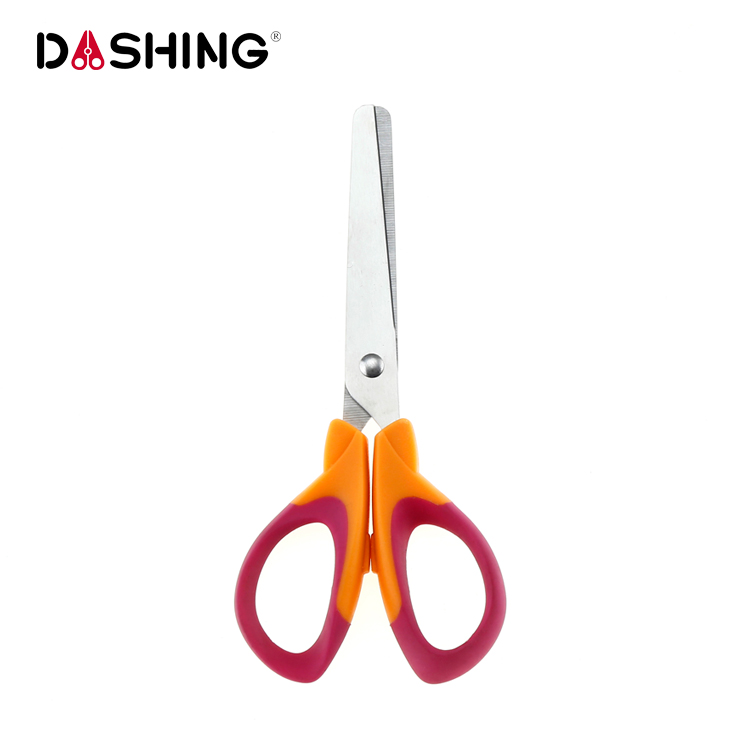 Ergonomics Handle Chilren School Scissors Stainless Steel with Soft Grip