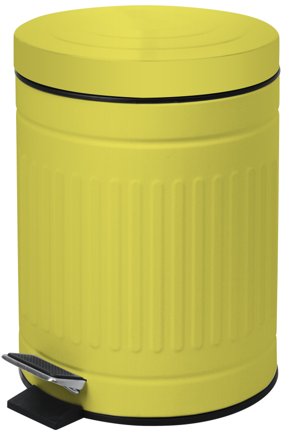 3L trash can with dent line decoration