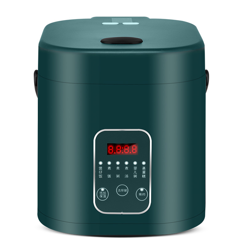 Factory Mini Portable Rice Cooker1.2L Travel Rice Cooker Small for 1-2 People, Personal Rice Cooker,