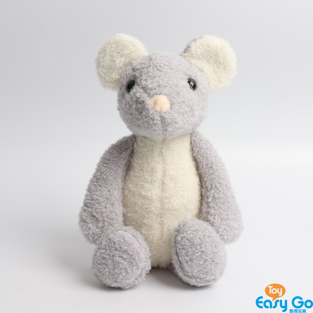 Pearl velet fabric soft plush toy stuffed mouse