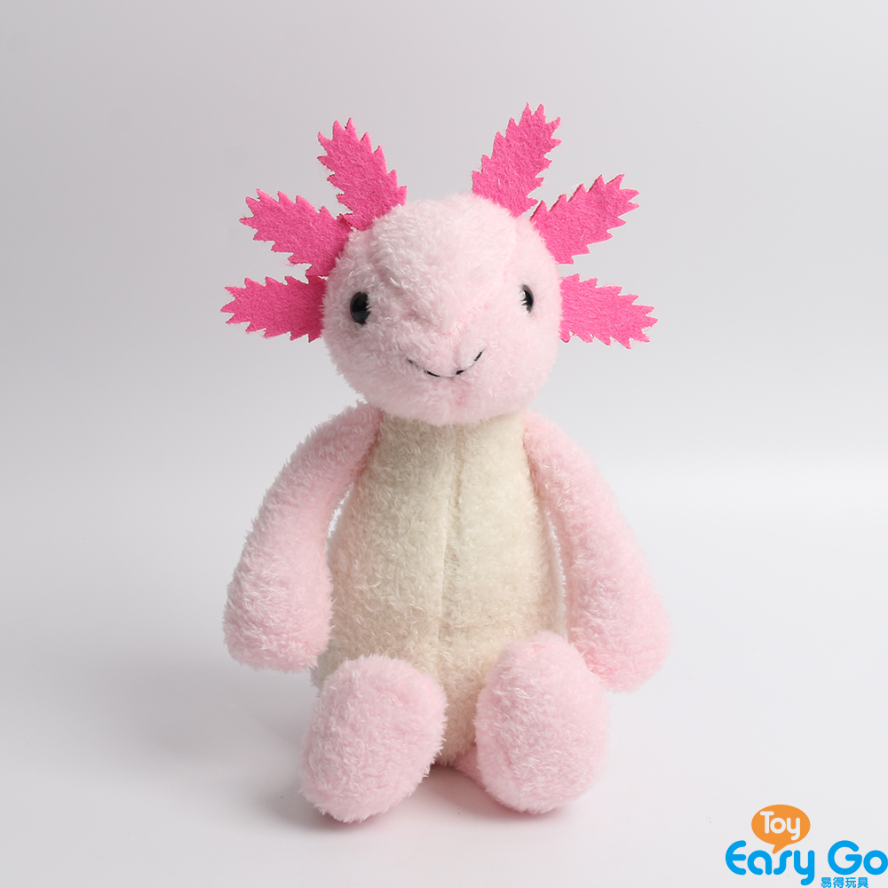 Pearl velet fabric soft plush toy stuffed The Axolotl