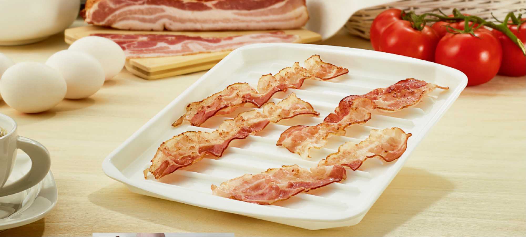 Microwave Bacon Roaster Plate, Microwave Bacon Maker