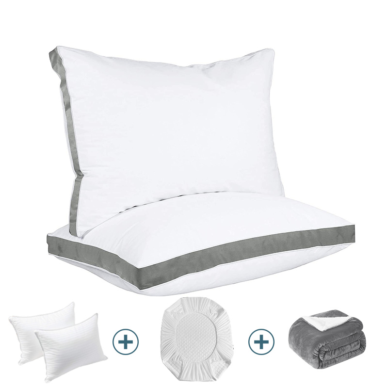 300T cotton 8 sides Three-dimensional pillowcase