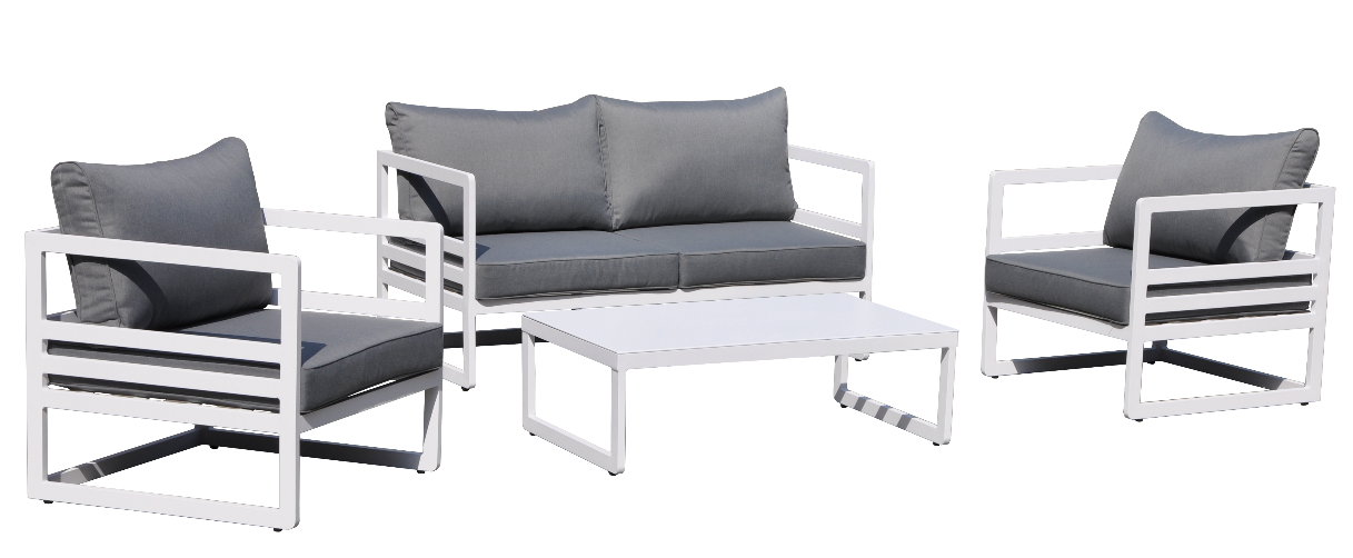 Saint Aluminum Sofa Set of 4