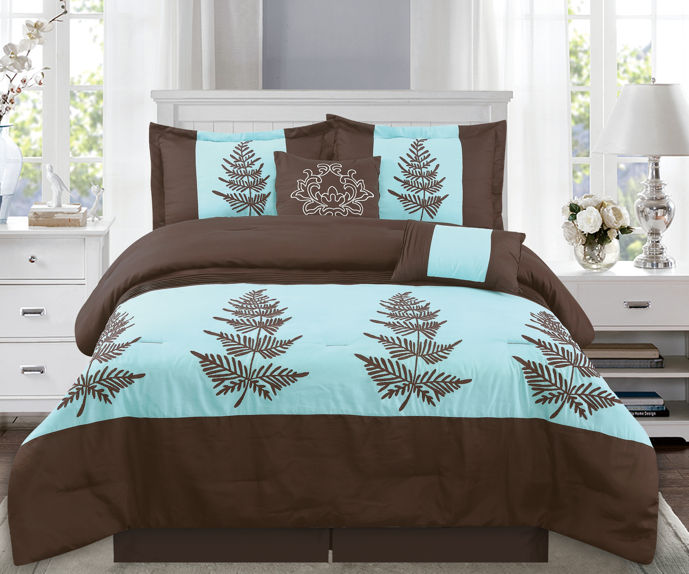 special emb. comforter sets